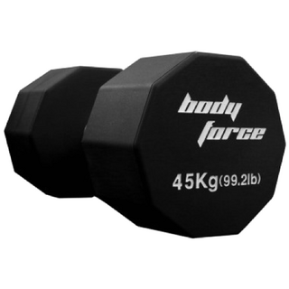 바디포스 10각 우레탄 아령 TPU 덤벨 22.5kg 25kg 27.5kg 30kg 32.5kg 35kg 40kg 45kg 50kg, 1개