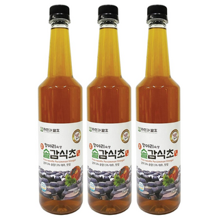 자연과발효 5년숙성 자연발효 솔잎감식초 750ml 항아리숙성, 3개
