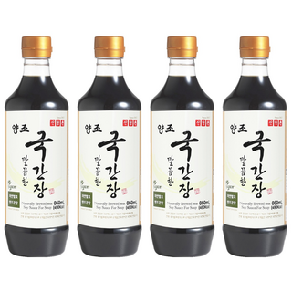 信仰村釀造純醬油, 860ml, 4個