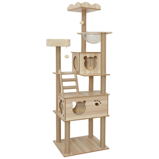 멍냥타임 우드 6단 캣타워, 우드6단캣타워, 1개