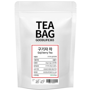 굿라이프365 친환경 티백망 구기자차 삼각티백, 1.5g, 1개, 50개입