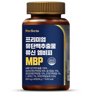 Perfecto MBP優質乳蛋白萃取白胺酸錠 36g, 60顆, 1罐