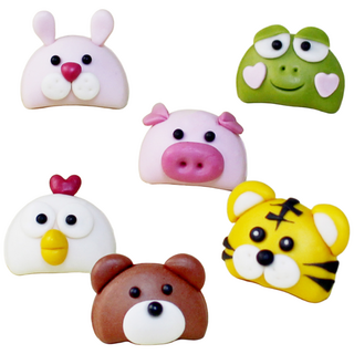 쌀이랑놀자 라이스클레이 송편 동물 반달떡 만들기세트 DIY키트 집콕템 실속형, 100g, 1개