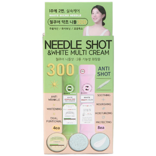 젤쿠어샵 젤쿠어 허벌 화이트 허벌샷 300 필링 에센스 주름관리&미백&모공축소&각질케어 (젤쿠어 퍼펙트 허벌 화이트 허벌샷 필 에센스 6ea + 화이트 멀티 크림 6ea), 1개