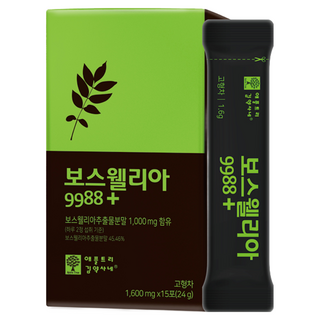 보스웰리아 9988 보스웰릭산 추출물 가루 차 분말 관절 연골 1000 ml, 1박스, 15회분, 24g