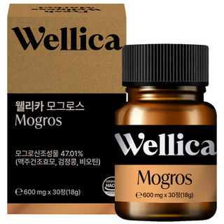 웰리카 모그로스 프리미엄 독일 맥주효모 비오틴 판토텐산, 1개, 30정