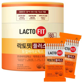 종근당 락토핏 생 유산균 플러스 2g 200포 듀얼바이오틱스, 400g, 1개