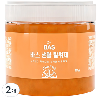 BAS 오렌지 탈취제 본품, 397g, 2개