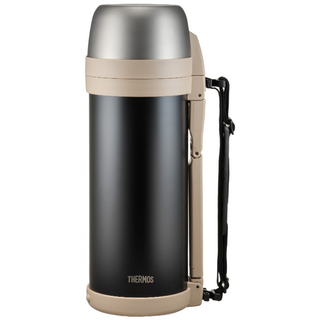 써모스 대용량 더블컵 보온병 FDH-2006K-BBG, 블랙베이지, 2L, 1개