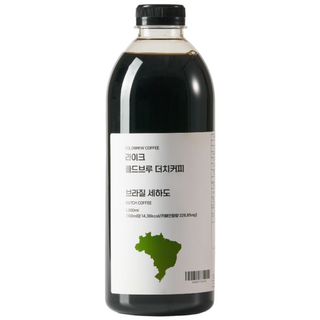 [선물세트] 라이크 콜드브루 더치커피 원액 브라질 세하도 1리터, 1박스, 2개입, 1L