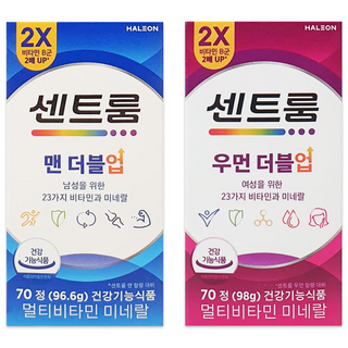 센트룸 포맨 70정+포우먼 70정, 1세트, 140정