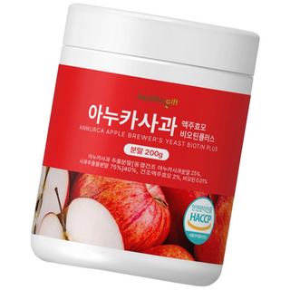 아누카 사과 추출 분말 맥주효모 비오틴 식약처 HACCP 인증 가루, 200g, 1개