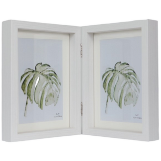 아트프레임 더블 유리액자, 화이트