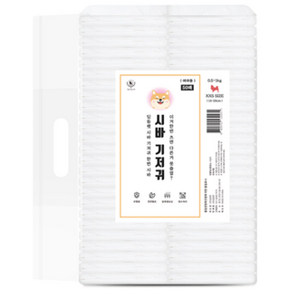 DING DONG PET 寵物母犬用柴犬尿布 50片, 迷你, 50入, 1個