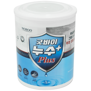 노루 침투형투명방수재 굿바이누수플러스 실내외타일위방수시공 1L, 1개, 투명