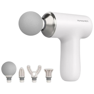 홈스미스 무선 미니마사지건 진동 전동 소형 맛사지건 안마기 X1, 화이트