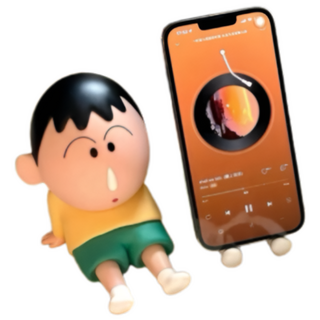 맹구 핸드폰거치대 스탠드형 피규어 인테리어소품, 기본, 1개