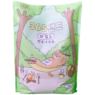 3651 365샌드 마일드 고양이 벤토나이트 모래, 7kg, 1개