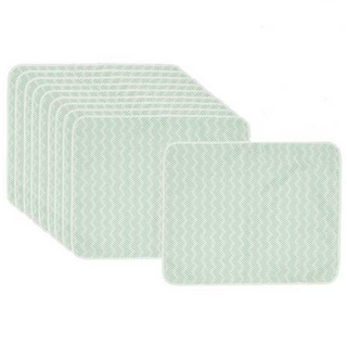 쁘띠앤포 간단패드 10장세트 지구 환경을 위한 강아지 빨아쓰는 배변패드 애견 소동물 소변 대변 재사용 배변보조매트, 1세트, 10개입