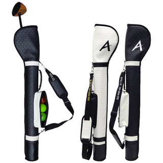 바로스포츠 퀄팅 싱글파크백 파크골프채 가방 파크골프 클럽 케이스, 화이트, 1개