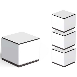 모락 가구 다리 높이 조절 탄소강 받침대 4개입 5CM, 1세트, 화이트