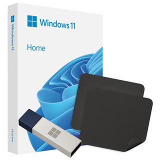 마이크로소프트 Windows 11 Home 처음사용자용 FPP 한글 USB설치 마우스패드 2매 증정, Windows 11 Home FPP + 마우스패드 2매