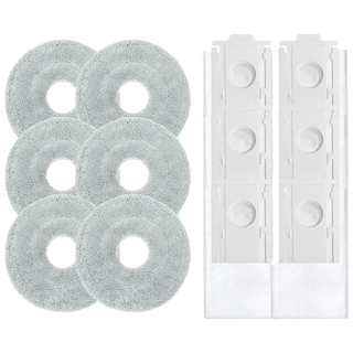 퓨어퍼스트 삼성 비스포크 ai 스팀 로봇청소기 먼지봉투 걸레 6+6 호환, 1개