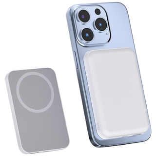 WOWWAY 맥세이프 호환 보조배터리10000mAh 대용량 초고속충전 PD+QC 3.0 기내용 C타입 무선 보조밧데리, 1개, 화이트