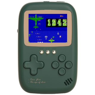 SorJar 게임기 500종 휴대용 가정용 게임기 10000mAh 고속충전 보조배터리, 녹색(조이스틱 미포함)