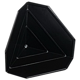 다몬드 각관대 택배박스 파손방지 모서리 보호대 가구 커버 각파이프 가드 마감캡 안전용품, 검정, 200개