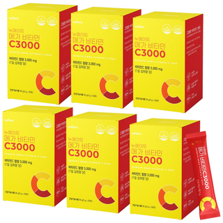 뉴메이트 메가 비타민C 3000 (6박스6개월분), 30회분, 6개