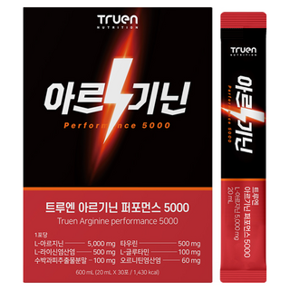 트루엔 아르기닌 퍼포먼스 5000, 1박스, 600ml