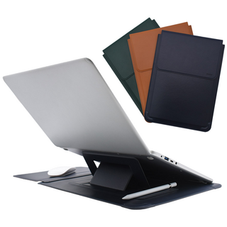 노트북 거치대 파우치 삼성 갤럭시북5프로 360 LG그램 맥북 13인치 14인치 15인치 16인치 17인치, 네이비