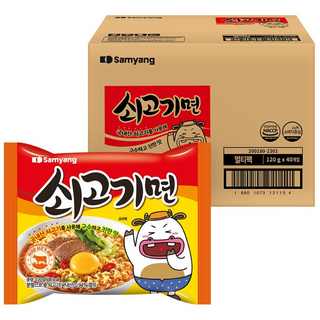 삼양 쇠고기면 120g, 40개