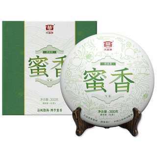 TAETEA 大益茶 蜜香普洱茶餅, 300g, 1入, 1個