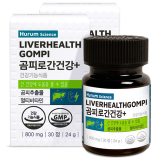 휴럼 곰피로 간건강 플러스 영양제, 30정, 2개