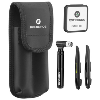 락브로스 자전거 펑크패치 키트 초미니 펌프, 1개