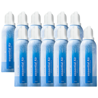 [12개] 지리에어 산소캔 휴대용 미니 공기캔 여행용 에센셜에어 253ml, 12개