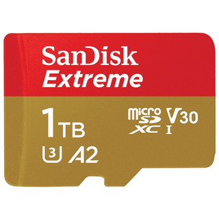 SanDisk 익스트림 마이크로SD 190MB/s 1 TB, 1개