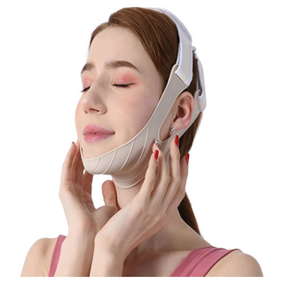 하니모아 얼굴 v라인 실리콘 리프팅 밴드, 1개, 핑크