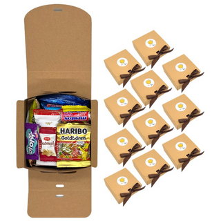 단체간식 어른들 어린이집 교회 회사 행사 답례품 시험응원 합격기원 선물 과자세트 3000원 구성, 리본간식세트, 12세트