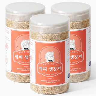 차합시다 계피 생강차, 340g, 1개입, 3개