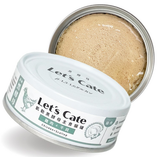 Let's Cate 일본 오레오 블랙효모 컴플리트 뉴트리션 고양이 주식캔, 80g, 1개