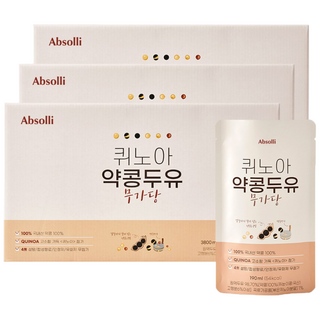 앱솔리 퀴노아 약콩두유 무가당, 190ml, 60개