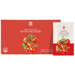 움움 갈아만든 리얼 토마토즙, 100ml, 60개