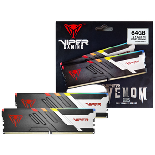패트리어트 VIPER VENOM RGB DDR5 64G PC5-44800 CL40 5600MHz (32GX2) 듀얼패키지 파인인포, 2개