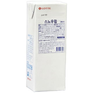 롯데 스노우휩 1030g 식물성 휘핑크림 가당 [아이스박스포함], 1.03kg, 1개