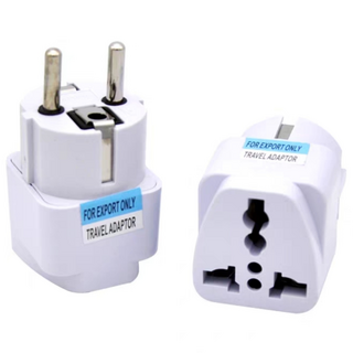 라이트닝웍스 마이크로텍 110V 220V 호환 돼지코 가전용 멀티 변환 어댑터, 2개