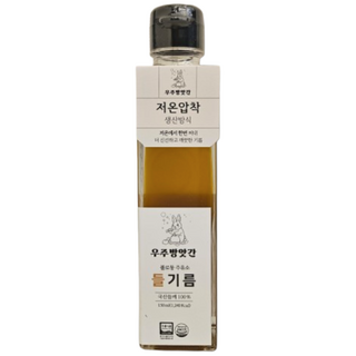 우주 방앗간 국산 저온압착 들기름, 1세트, 3개, 150ml