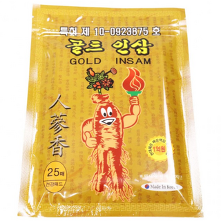 [베스트픽스] 특허품 골드인삼파스 인삼패드 골드인삼 인삼파스, 750개